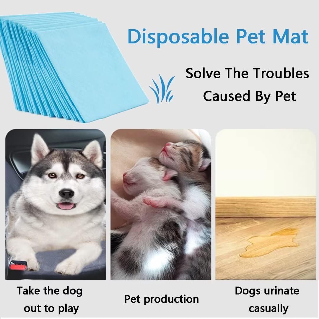 Extra Large Puppy Pads,36"x36" Pee Pads for Dogs,60 Count Training Dog Pee Pads Absorbent & Leak-Proof &Quick Dry,Disposable Pet Potty Pads for House Training Dogs Cats, Rabbits.