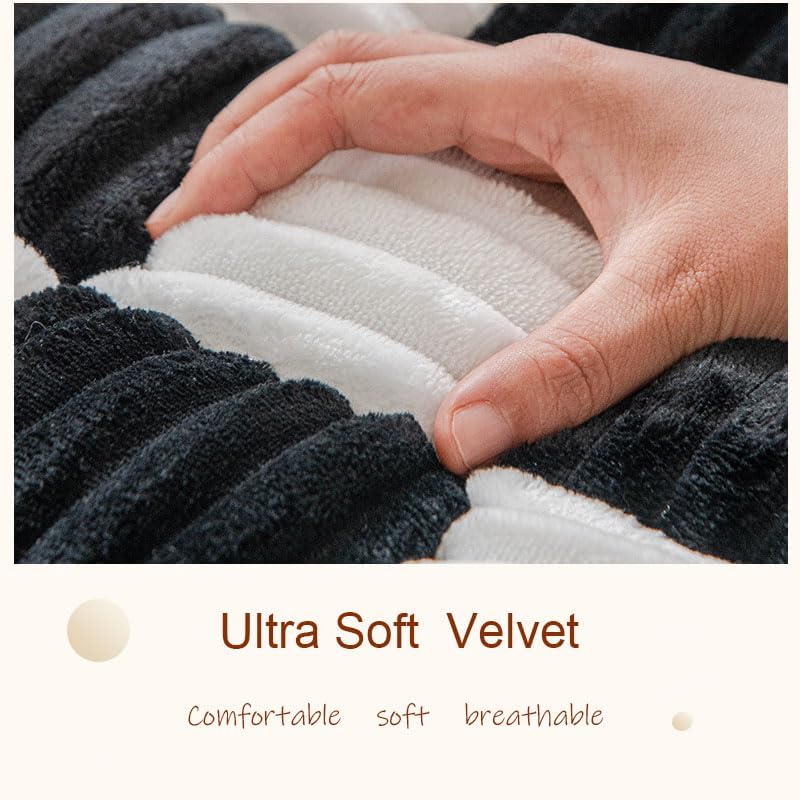 Backseat Pet Bed Mat,23.62 inch x 51 inch. Anti Slip Pet Travel Dog Bed，Plaid Dog Bed for Car Back Seat, Custom Fit for Backseat Extenders and Seat Covers (Brown&White, 1)