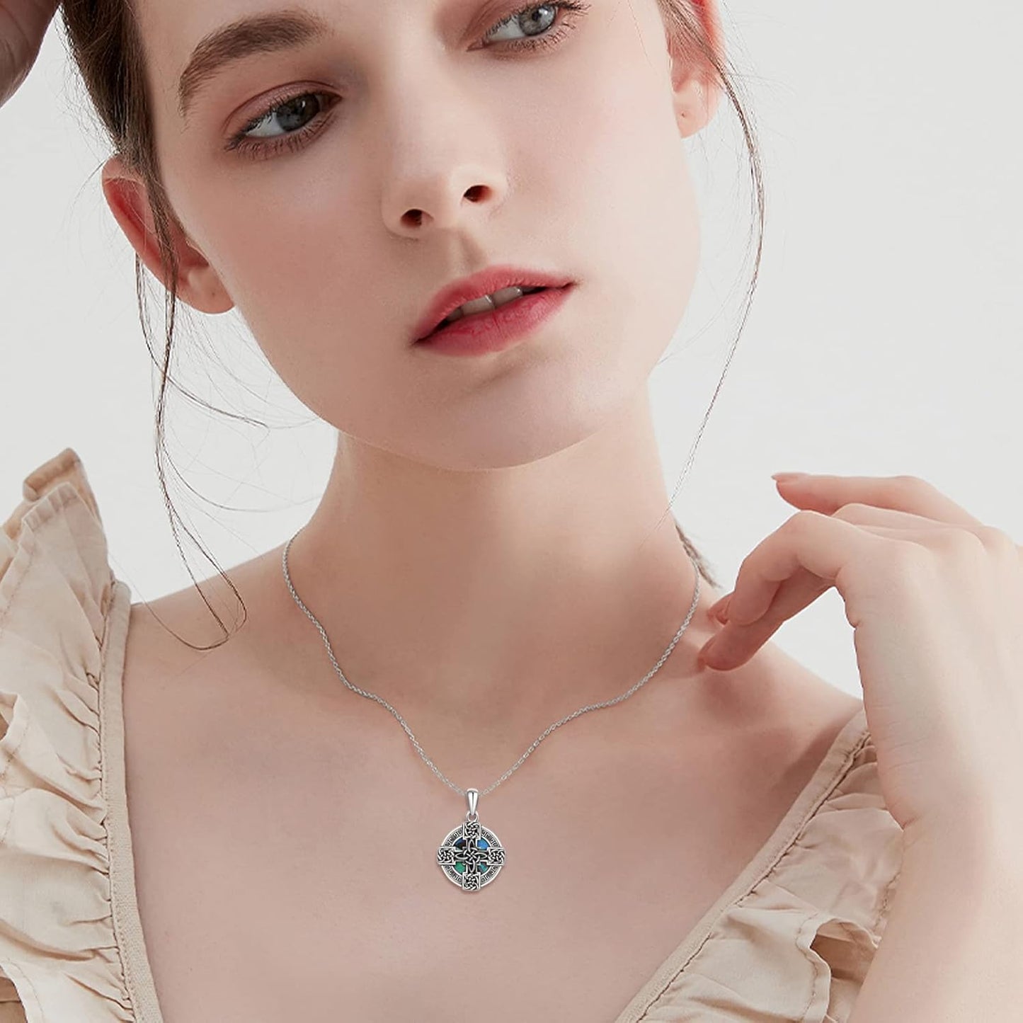 Urn Necklace for Ashes 925 Sterling Silver Cat/Fox/Dog/Opal/Guitar Pet Cremation Memorial Keepsake Jewelry for Ashes for Women