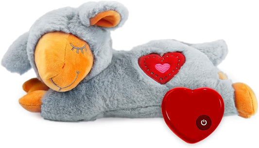 ALL FOR PAWS Heart Beat Dog Toy, Puppy Sleeping Buddy Cuddle Toy Dog Soothing Plush Toy, Crate Training Puppy Stuffed Animal Gift Toys for Your Furry Friend