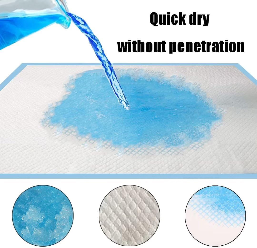 60 Count Dog Pee Pads Extra Large,36"x36"Pee Pads for Dogs Absorbent & Leak-Proof,Disposable Pet Training and Puppy Pads for Cats Dogs Rabbit