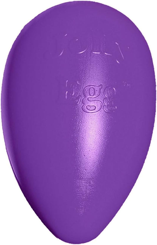 Jolly Pets Jolly Egg Plastic Dog Chew Toy 8 inch Purple