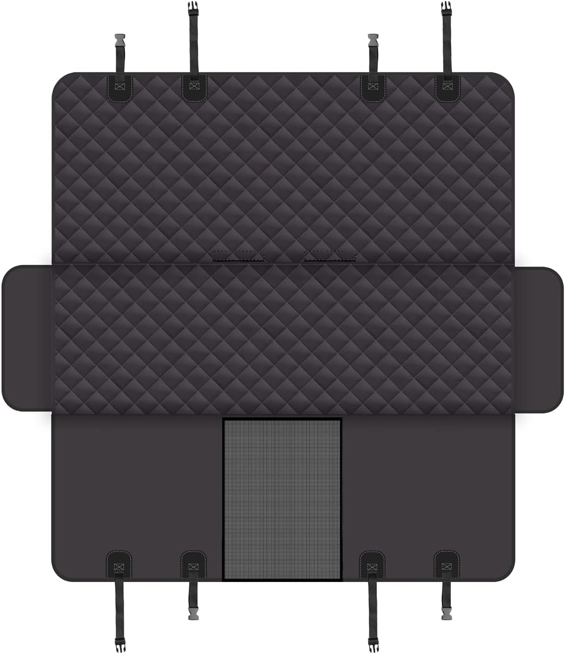 GXT Dog Back Seat Cover Protector for Cars SUV and Trucks with Mesh Window, Scratchproof Nonslip and Waterproof Material
