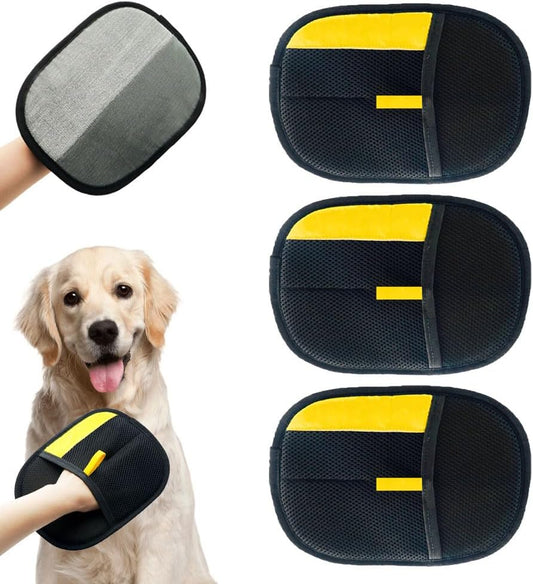 Electrostatic Pet Hair Removal Glove, Hair Cleaning Gloves for Pets Grooming, Dog Hairs Remover Gloves for Bed Clothes