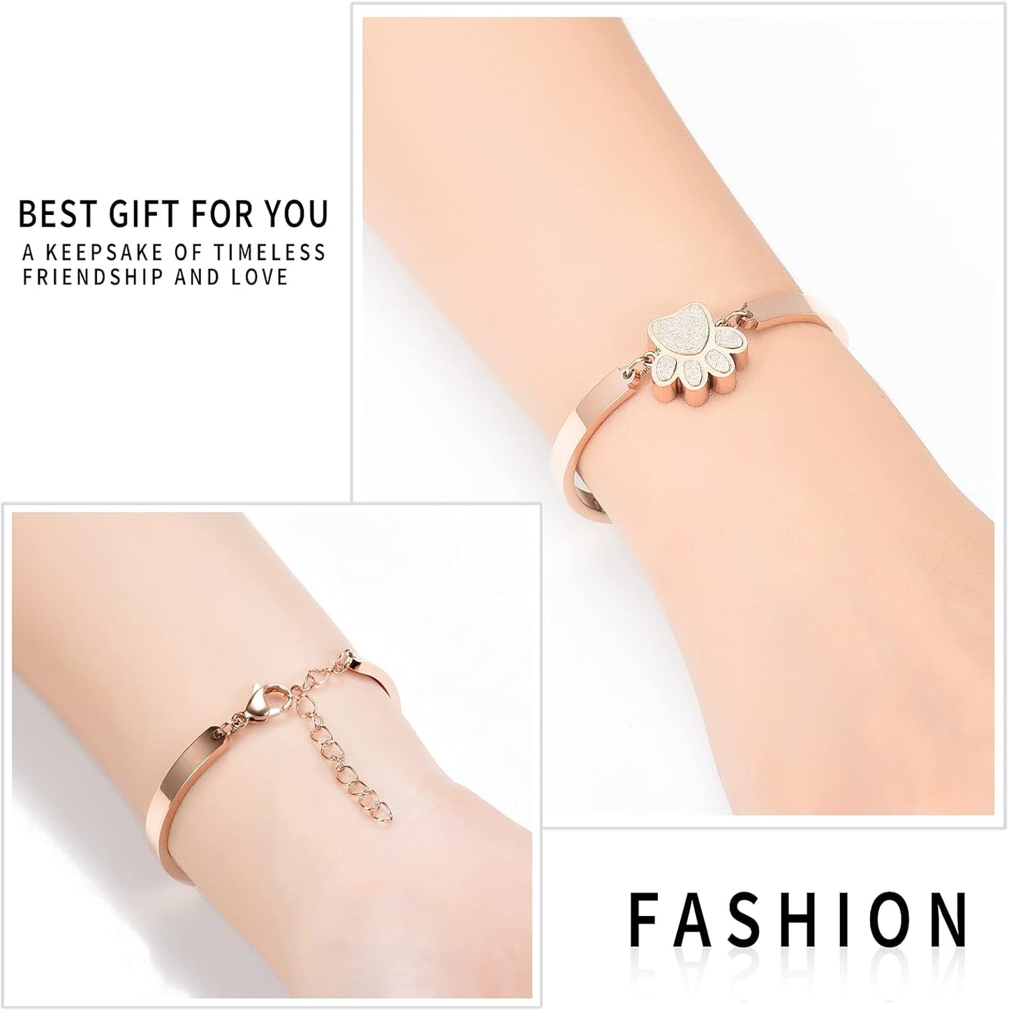 Pet Urns For Dogs/Cats - Pet Ashes Necklace - Paw Print Urn Necklace with Mini Keepsake Urn Memorial Ash Jewelry