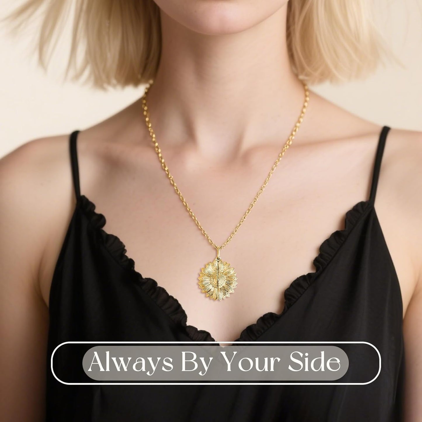 Personalized Pet Portrait Necklace Customized Pet Memorial Necklaces Dog Necklace for Women Custom Pets Necklaces Dog Memorial Jewelry for Cat Mom Dogs Dad (Gold-Silver)