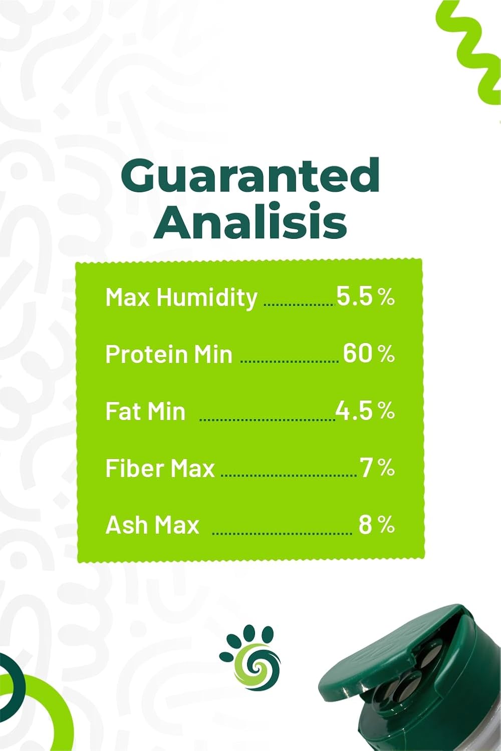 Spirulina-Based Powder for Pets Produced in The Atacama Dessert - Natural Supplement Nutrient-Rich, Essential Amino Acids & Prebiotics - 3 oz