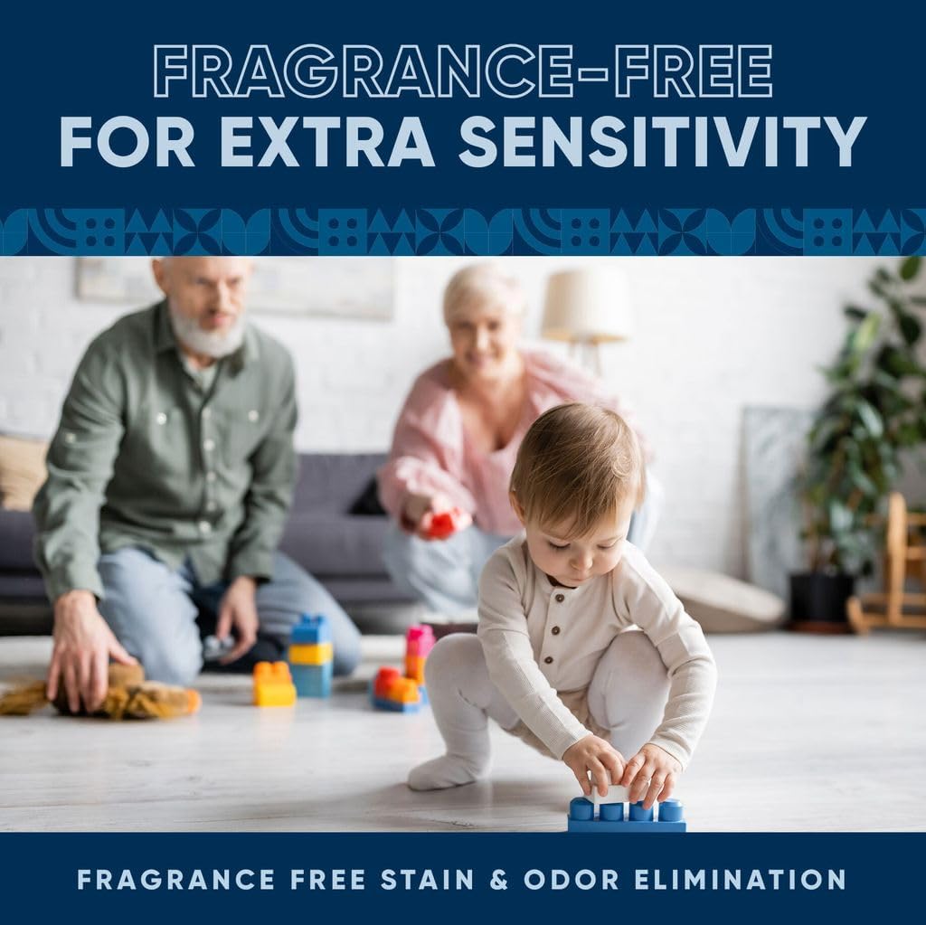 Pet Stain and Odor Remover - Cat Urine Enzyme Cleaner, Urine Destroyer for Dogs, Pet Urine Enzyme Cleaner [All New Fragrance Free] - 160oz Bundle