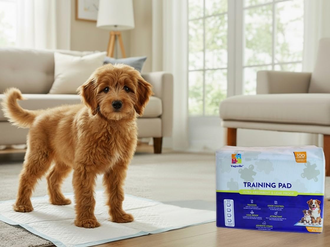 Fresh Scent Pet Training Pads - Ultra Absorbent Pads for Dog Cat Puppy Leak-Proof, Odor Control Pee Pads – Quick Dry Potty Pad for Puppies, Small Dogs, and Senior Pets (23" x 23", 100 Count)