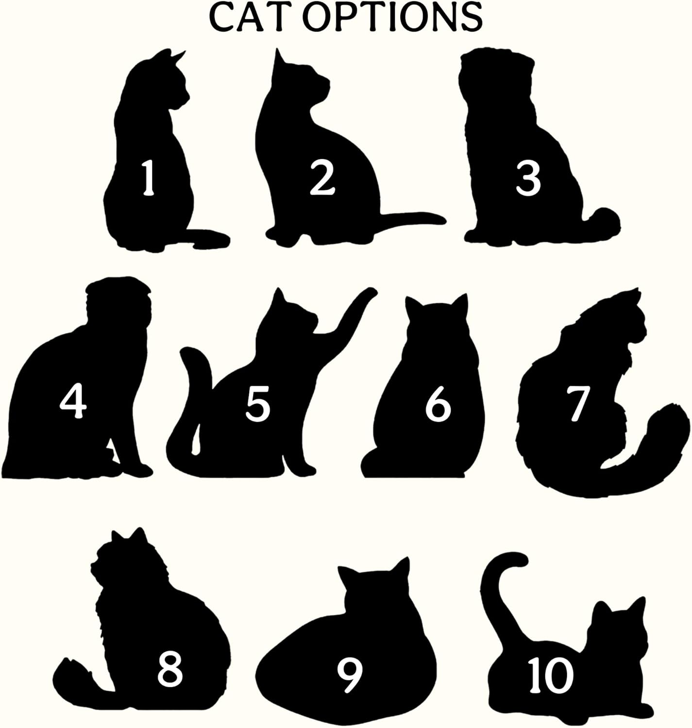 Personalized Cat Memorial Suncatcher – Custom Suncatcher with Name for Up to 3 Cats, Sympathy Gift for Pet Loss, Memorial Gift for Cat Lovers