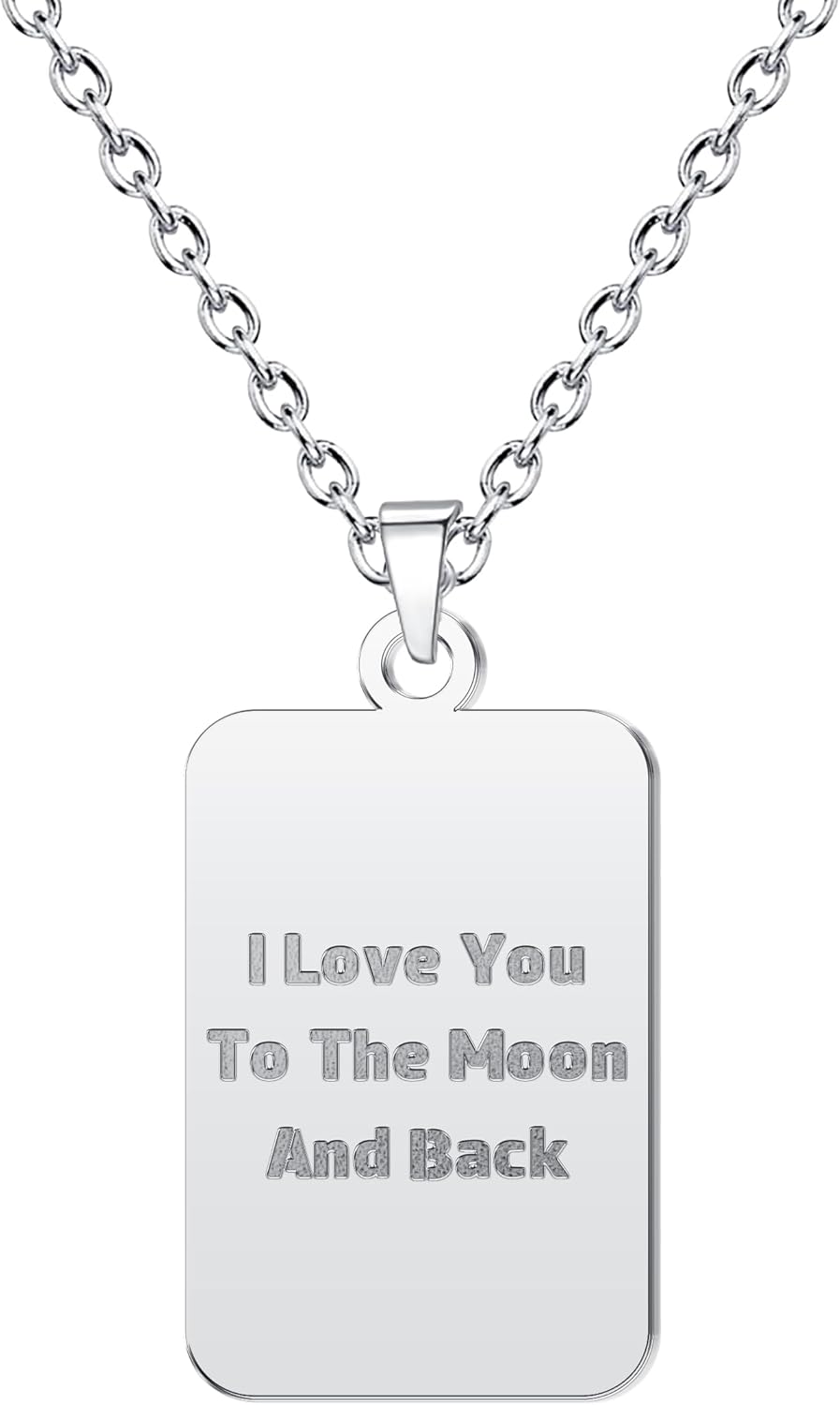 CharmSStory Personalized Photo Necklaces Custom Engraved Name Necklace Memory Keepsake Picture Necklace Pendant Customized Gifts for Women Men