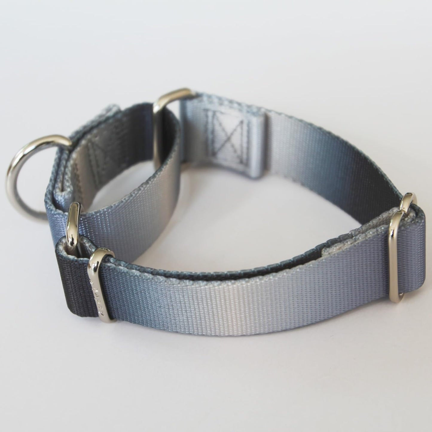 Martingale Dog Collar Colorful Gradient Fashionable - Anti-Escape Soft Durable Pets Collar for Walking Training Outdoor Daily Use -Small, Blue Black