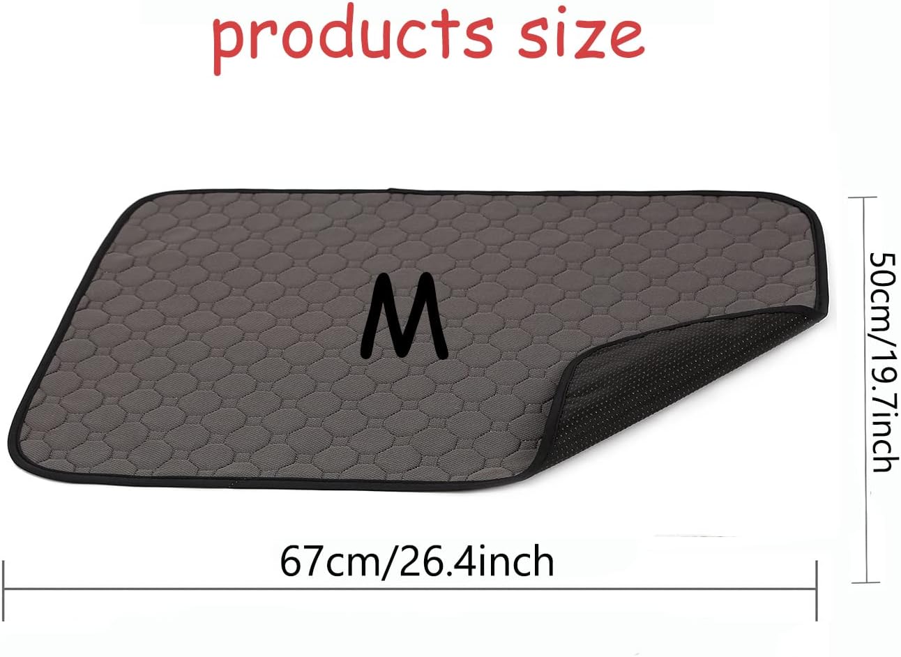 2 Pack Guinea Pig Cage Liners - Washable Guinea Pig Pee Pads, Waterproof Reusable & Anti Slip Guinea Pig Bedding Fast and Super Absorbent Pee Pad for Small Animals Rabbit Hamster Rat