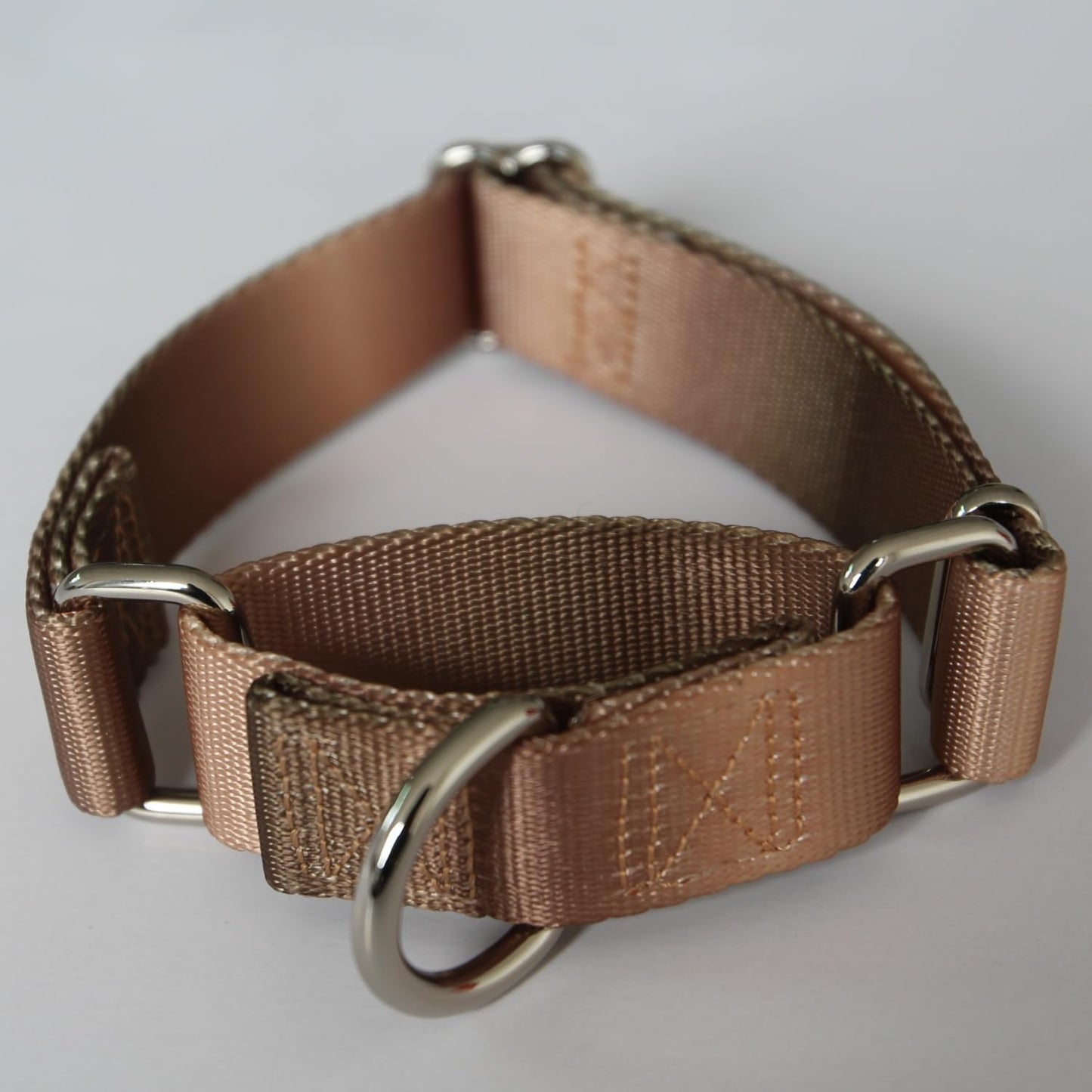 Martingale Dog Collar Colorful Gradient Fashionable - Anti-Escape Soft Durable Pets Collar for Walking Training Outdoor Daily Use -Small, Khaki Gradient