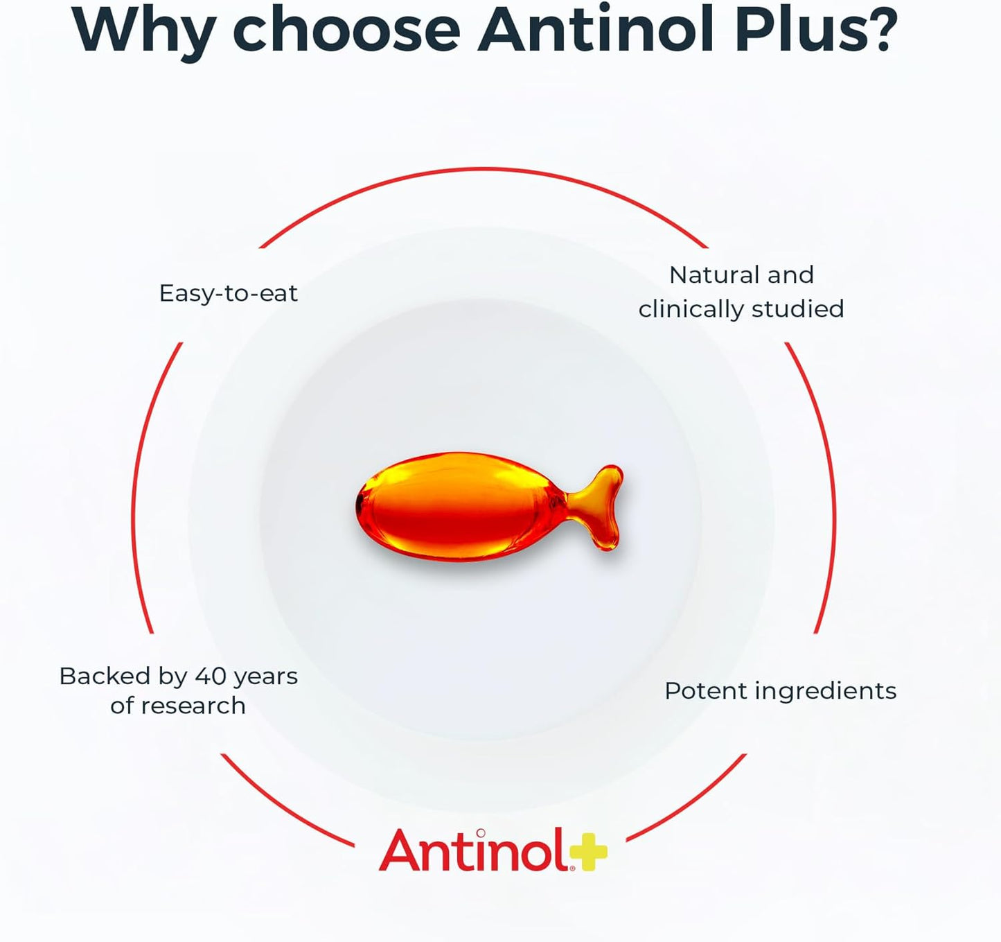 Antinol Plus, Mobility, Hip, and Joint Supplement for Cats, Green-Lipped Mussels and Krill Oil - Cat Joint Supplement, 60 Soft Gels