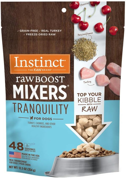 Instinct Raw Boost Mixers Tranquility Freeze-Dried Dog Food Topper, 12.5 oz. Bag
