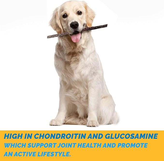 Esophagus Dog Treats - (12 Inches - 20 Count) 100% Natural, Flat Gullet Sticks for Dogs, Beef Jerky Dog Treats Strips, NO Preservatives, Hormones, or Antibiotics