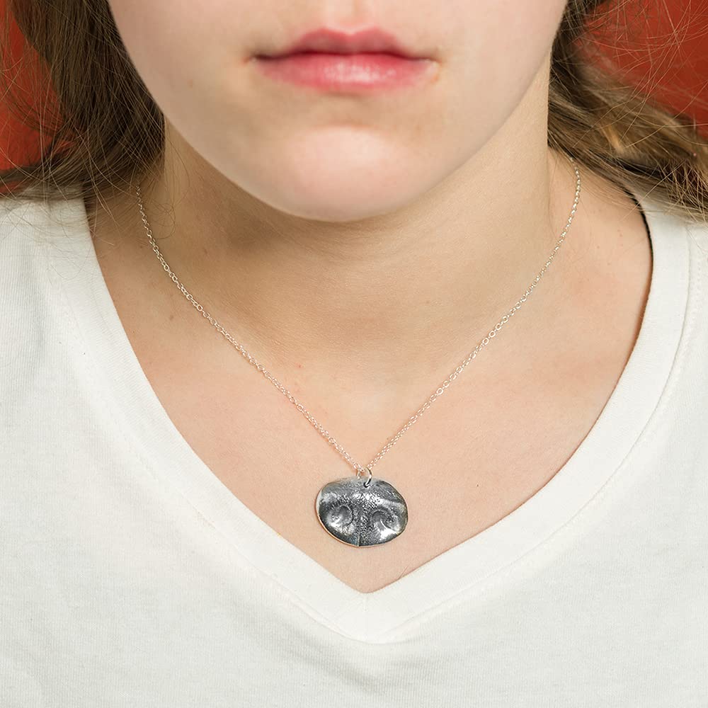 Custom silver pet nose pendant kit