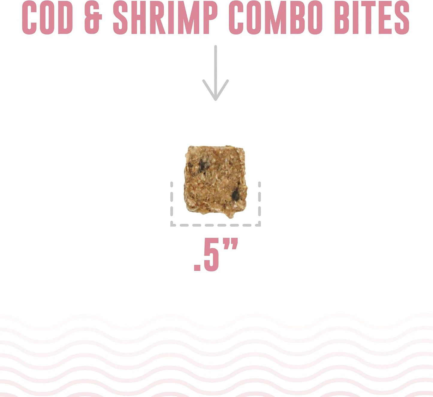 Icelandic+ Cod & Shrimp Combo Bites Dog Treat 3.0-oz Bag