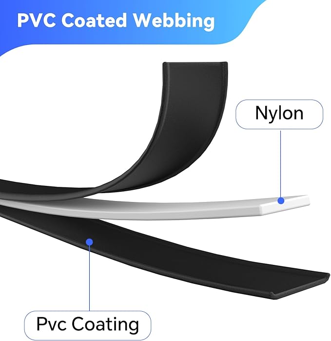 Waterproof Long Leash for Dogs Training 16FT/30FT/50FT, Long Dog Leash Heavy Duty Lead for Large Medium Small Dogs Outside Walking, Playing, Camping, or Yard(Black 50FT)