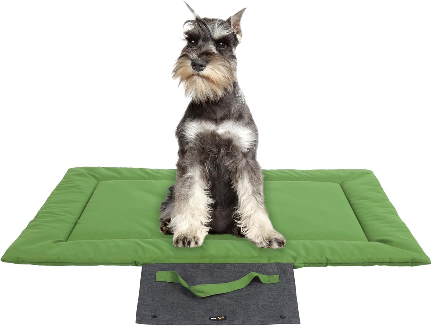 KHONSU PET Dog Travel Mat for Camping Portable Waterproof Lightweight & Outdoor Easy Clean Pad Foldable into Compact Carry Bag (Small Sized up to 25 lbs)