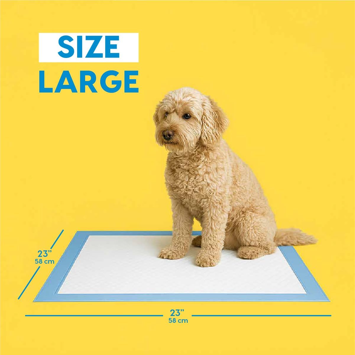 Animal Planet PETS Puppy Pads - Large 22"x22" – 100 Count | Pee Pads for dogs - Leak-Proof and Fast-Absorbing Training Pads - puppy essentials - wee wee pads for Dogs