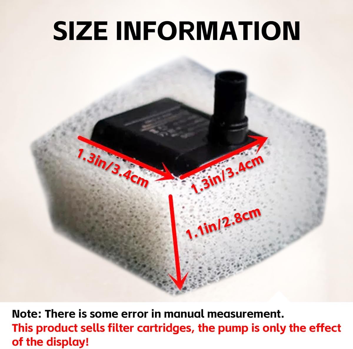 MANON ROSA 10 Pack High-Density Reusable Pre-Filter Sponges – Replacement Parts for Bird Fountains Bath Filters