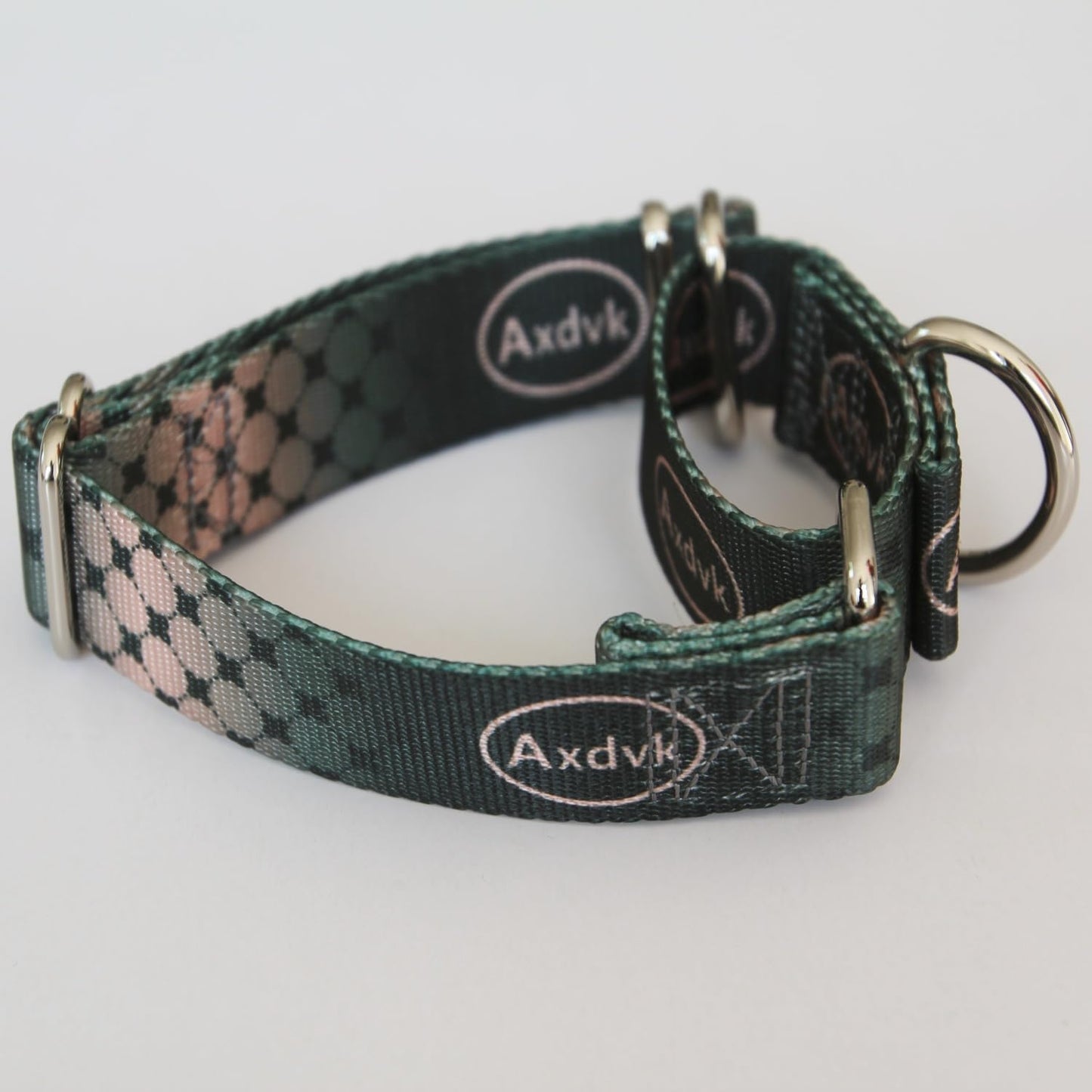 Martingale Dog Collar Colorful Gradient Fashionable - Anti-Escape Soft Durable Pets Collar for Walking Training Outdoor Daily Use -Small, Forest Warrior