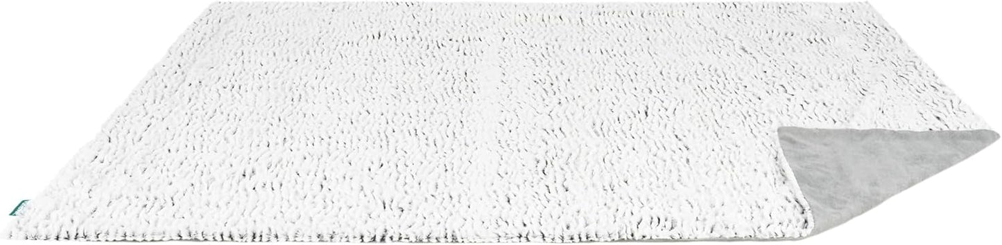 Furhaven Waterproof Dog Blanket – Birch Faux Fur & Suede Calming Throw for Pets, Washable – Gray, XL