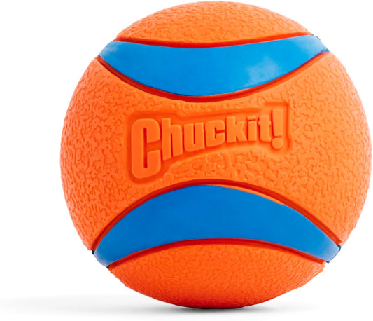 Chuckit! Ultra Ball Dog Toy - Size XL - For Dogs 100+ lbs - Made from Durable Rubber - Super Bouncy - Floats in Water - 3.5-inch Diameter - Pack of 1