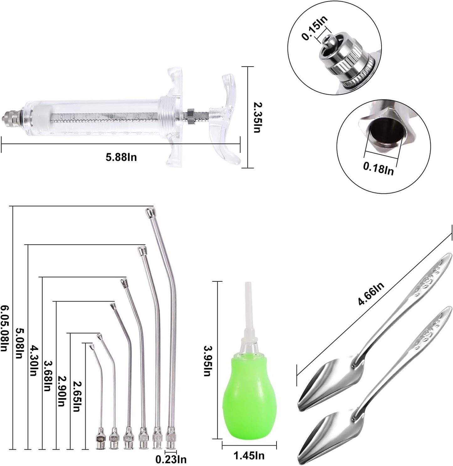 20ML Baby Bird Feeding Syringe Set Pet Syringe with 6 Pcs Curved Gavage Feeding Tubes and Bird Drinker Stainless Steel Metal Feeding Spoon for Baby Birds Parrot Small Pet