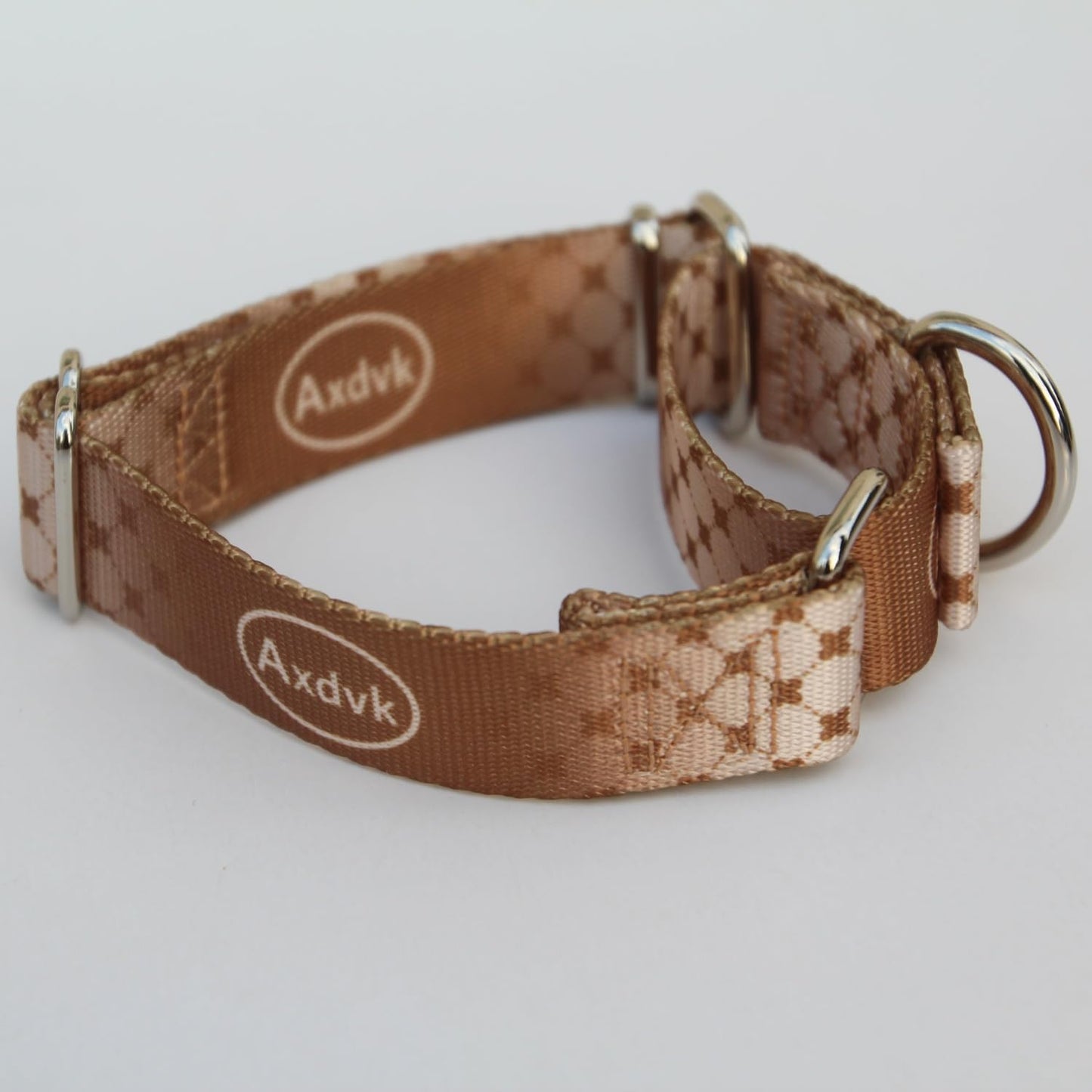 Martingale Dog Collar Colorful Gradient Fashionable - Anti-Escape Soft Durable Pets Collar for Walking Training Outdoor Daily Use -Small, Cowboy Brown