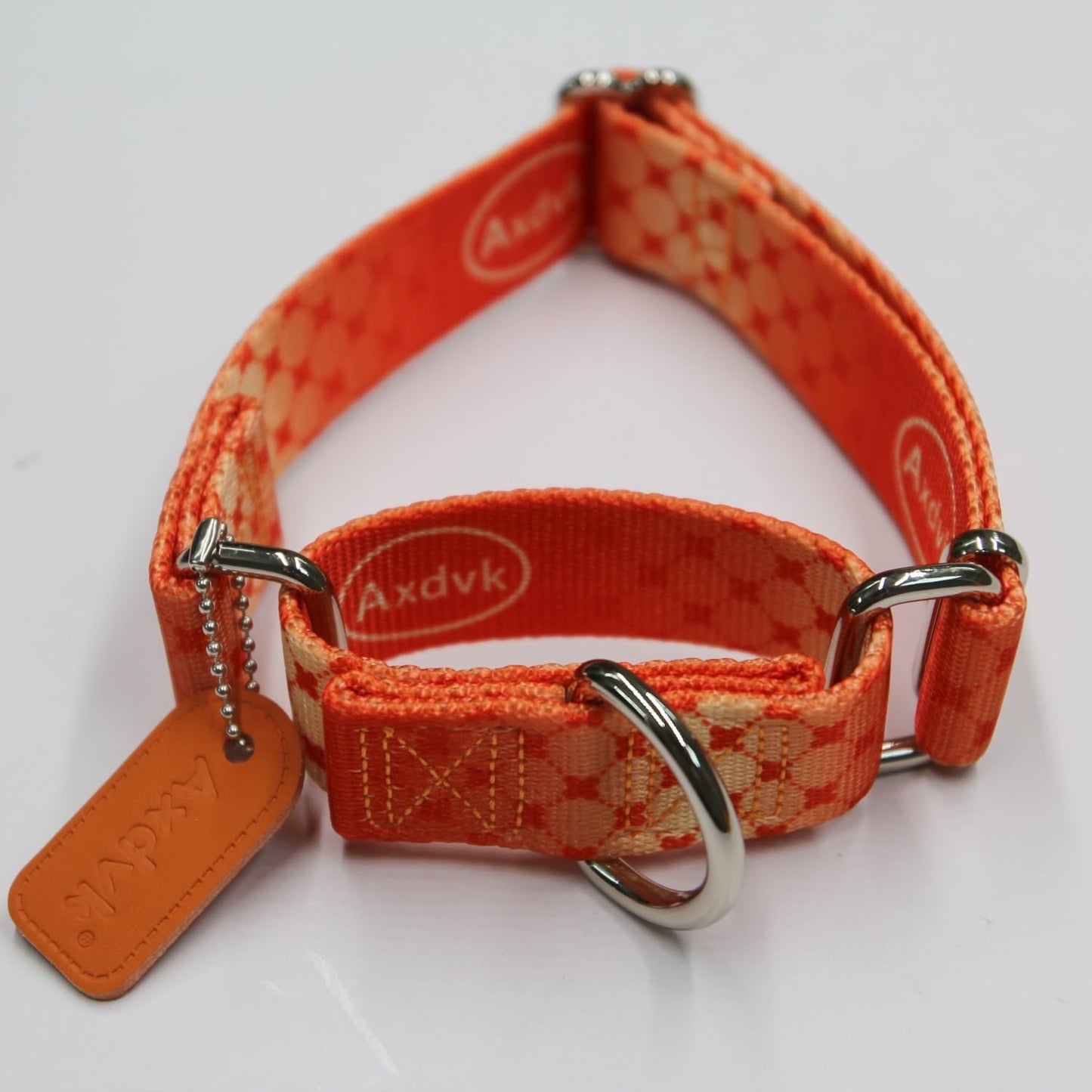 Martingale Dog Collar Colorful Gradient Fashionable - Anti-Escape Soft Durable Pets Collar for Walking Training Outdoor Daily Use -Small,Aurora Fire