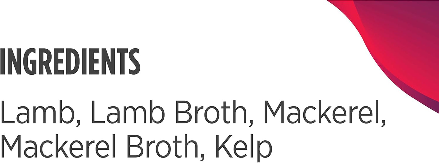 Nulo Freestyle Lamb, Mackerel, & Kelp in Broth Real Meat Dog Food Topper, 2.8 Ounce (Pack of 24)