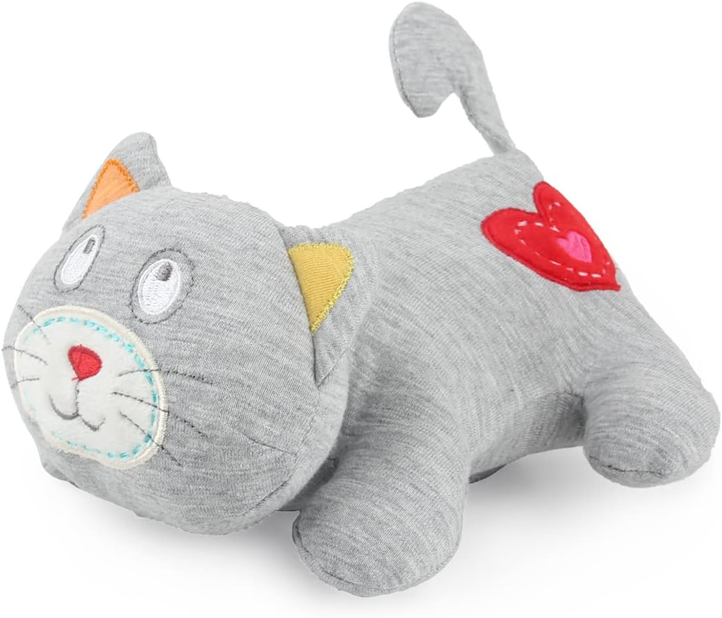 AFP Heartbeat Cat Calming Toy Heartbeat Soothing Kitty Toys Stuffed Plush Warm Toys for Cats Comfort Kitty Stress Relief and Sleep Aid Toy