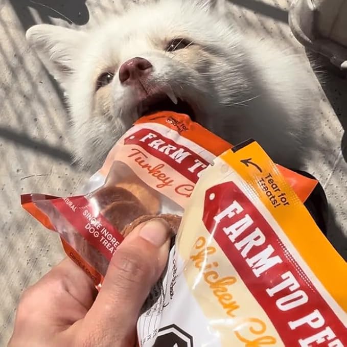 Farm To Pet - Dog Training Treats Starter Pack - Turkey 4oz + 2 Chicken + 2 Beef Snack Chips - Single Ingredient, All Natural, Lean, Hypoallergenic Treats for Small, Medium, Large Breeds & Puppies