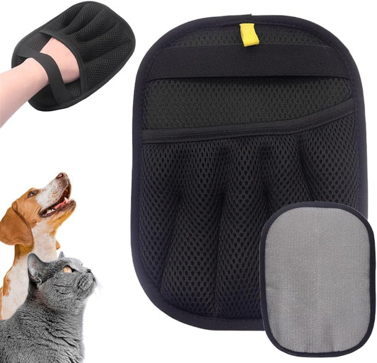 Pet Hair Remover Gloves, 2025 Upgraded Static Removal Gloves for Pet Hair, Cat & Dog Hair Removal Tool for Couch, Furniture, Carpet, Car Seat, Pet Grooming (1 Pack)