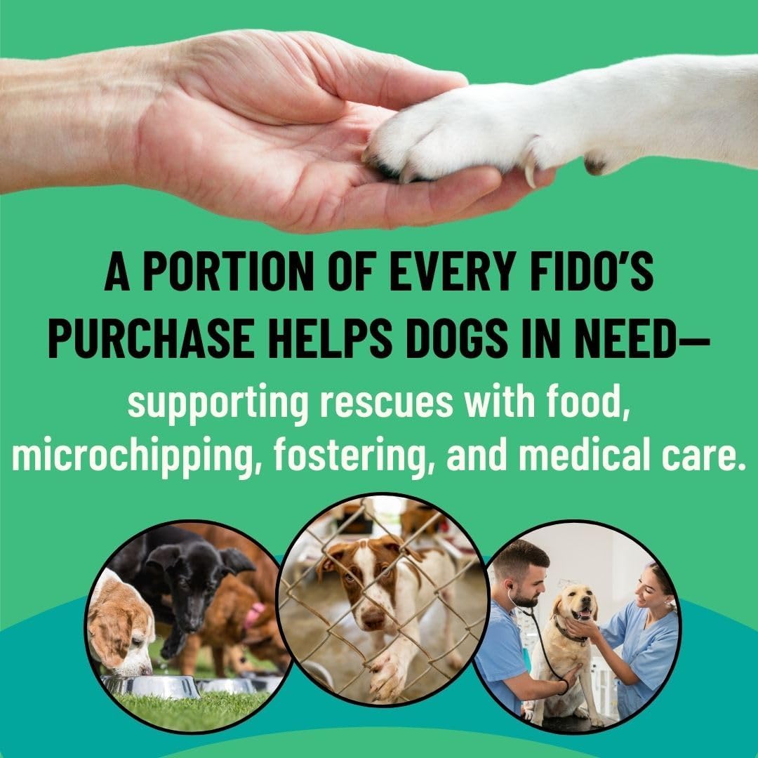 Fido's Mobility Bone Broth for Dogs - Grass-Fed Beef Bone Broth Powder & Organic Herbs - Joint Supplement for Dogs - Dog Food Topper for Dry Food - 60 Scoops