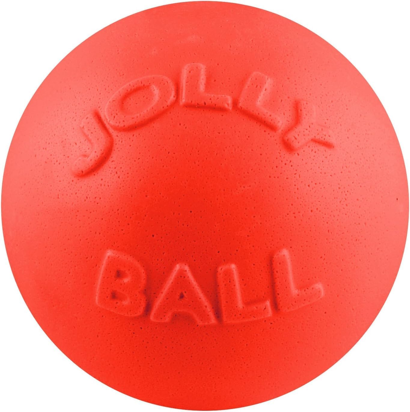 Jolly Pets Bounce-n-Play Dog Toy Ball, Orange, 4.5 Inches/Small, Model Number: 2545 OR