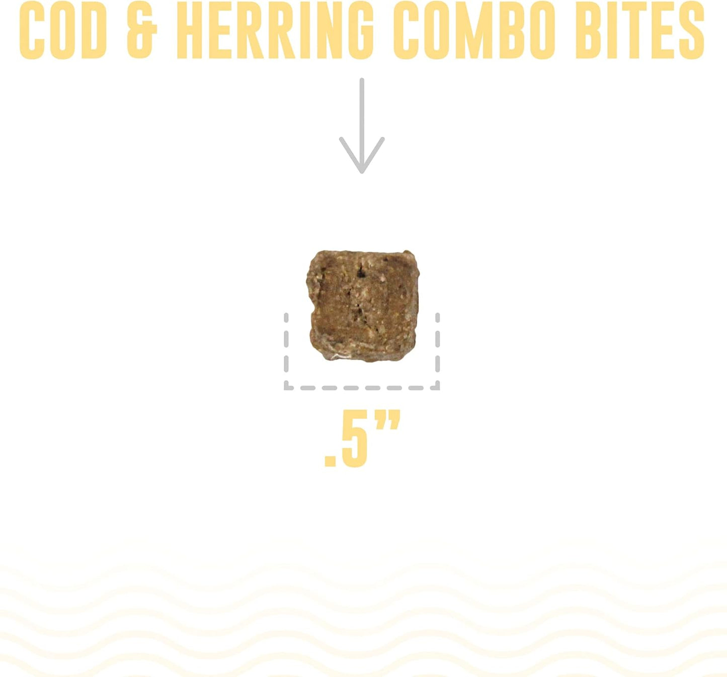 Icelandic+ Cod & Herring Combo Bites Dog Treat 3.0-oz Bag