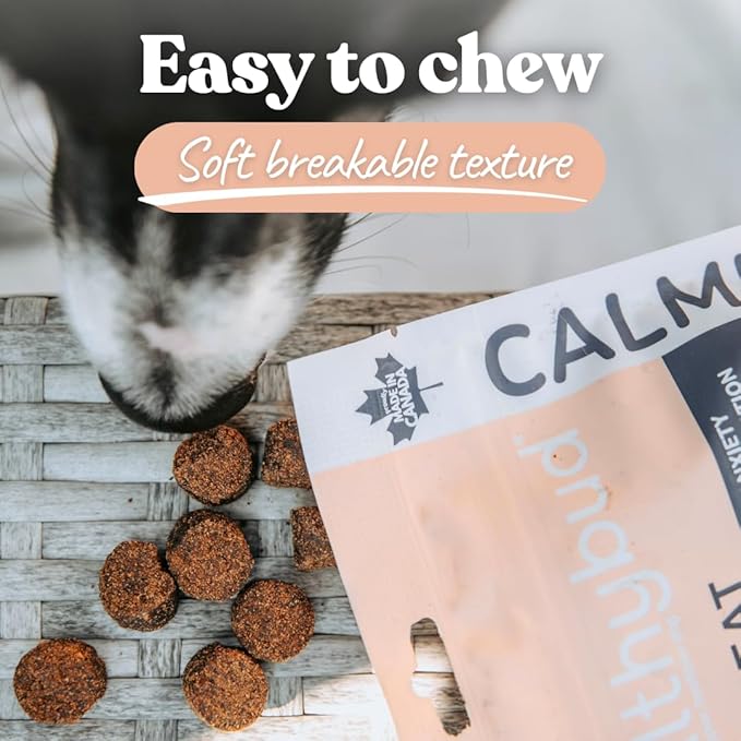 healthybud Calming Aid, Natural Duck Dog Treats & Toppers for Stress Relief - Dog Separation Anxiety, Stress Reduction, Aggression Relief - Support Calm, Immunity Health (14.1 Ounces)