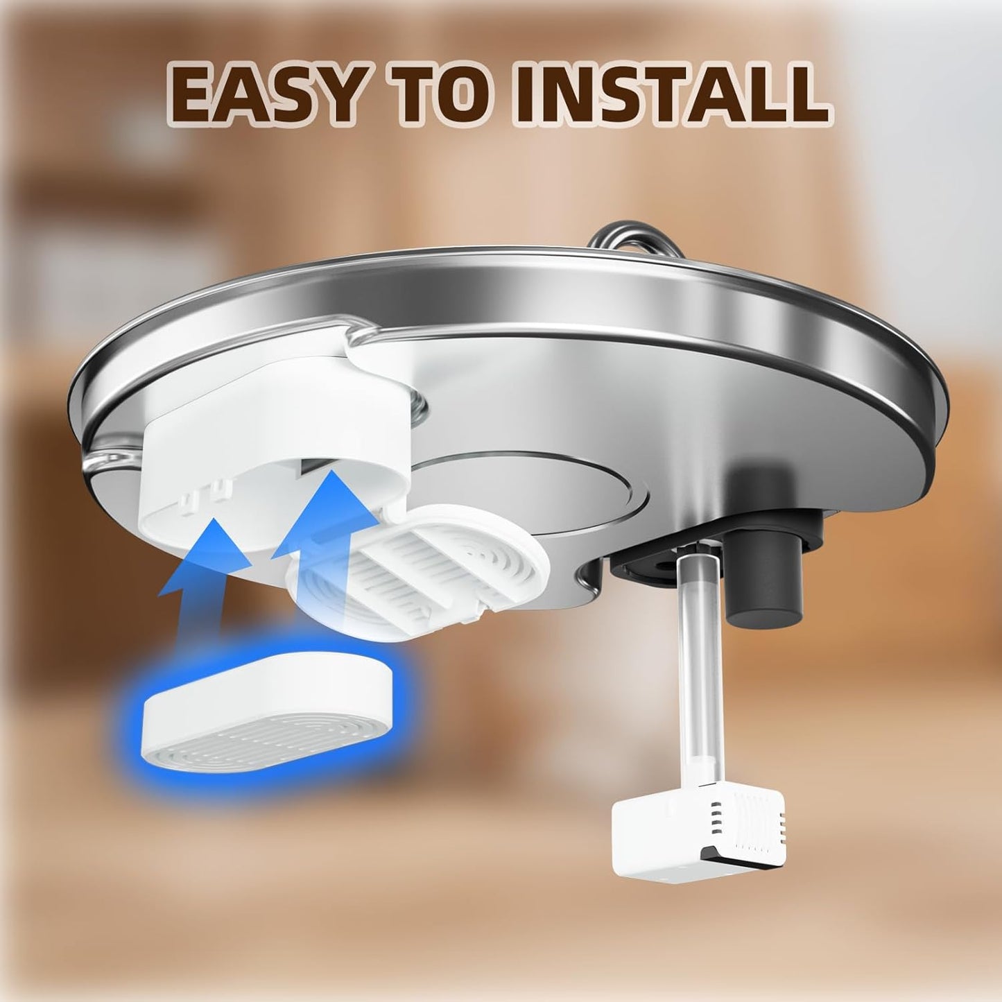 Dog Water Fountain for Large Dogs, 7L/1.8Gal 4200mAh Cordless Dog Water Dispenser, Stainless Steel Automatic Pet Water Fountain (6 Set Filters for 7L Dog Fountain)