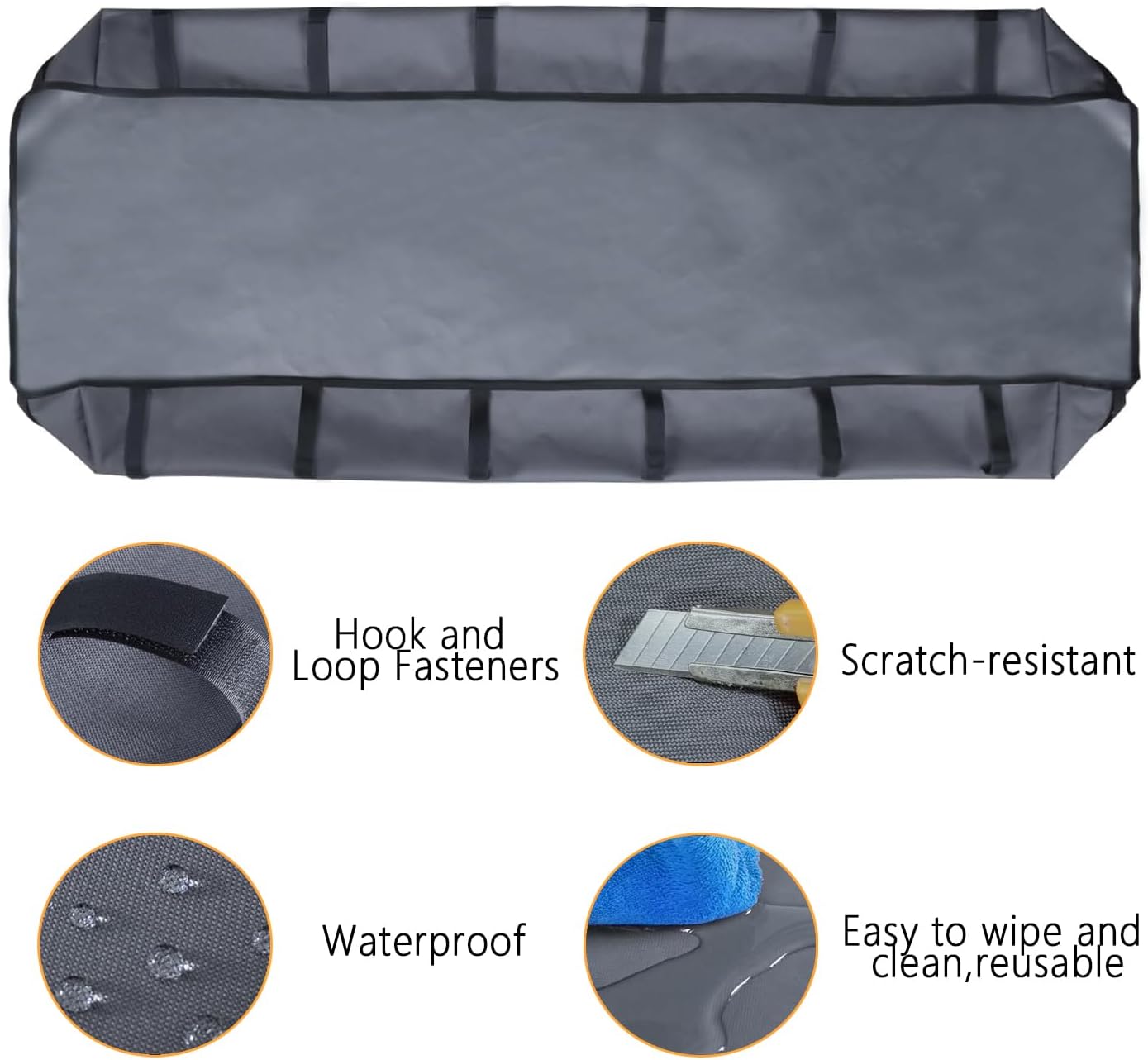 Guinea Pig Cage Liner Tarp Bottom Waterproof and Washable Base Also for Rabbits Canvas Bottom, Bunny, Chinchesillas, Hedgehog, Ferrets and Other Small Animals(24x48 inches)