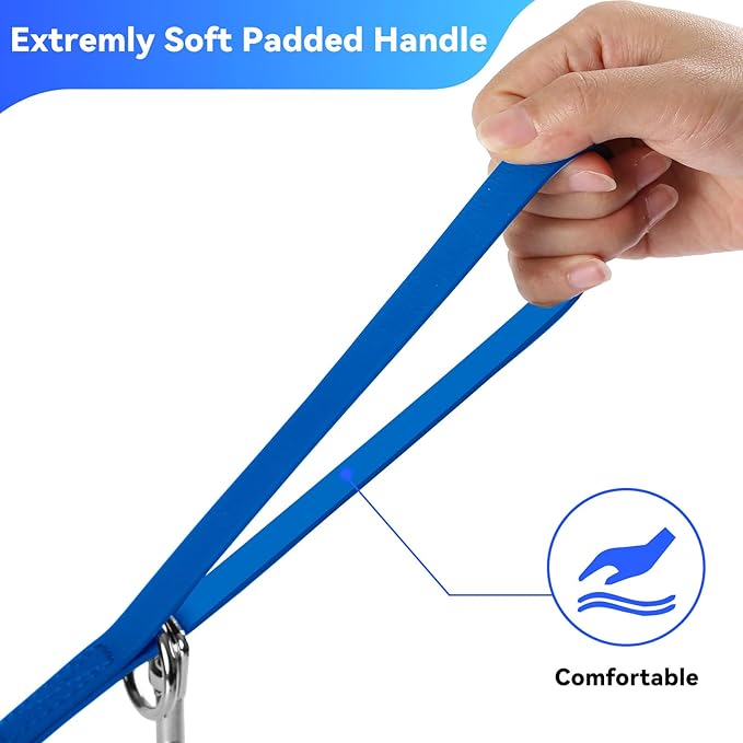 Waterproof Long Leash for Dogs Training 16FT/30FT/50FT, Long Dog Leash Heavy Duty Lead for Large Medium Small Dogs Outside Walking, Playing, Camping, or Yard(Blue 30FT)