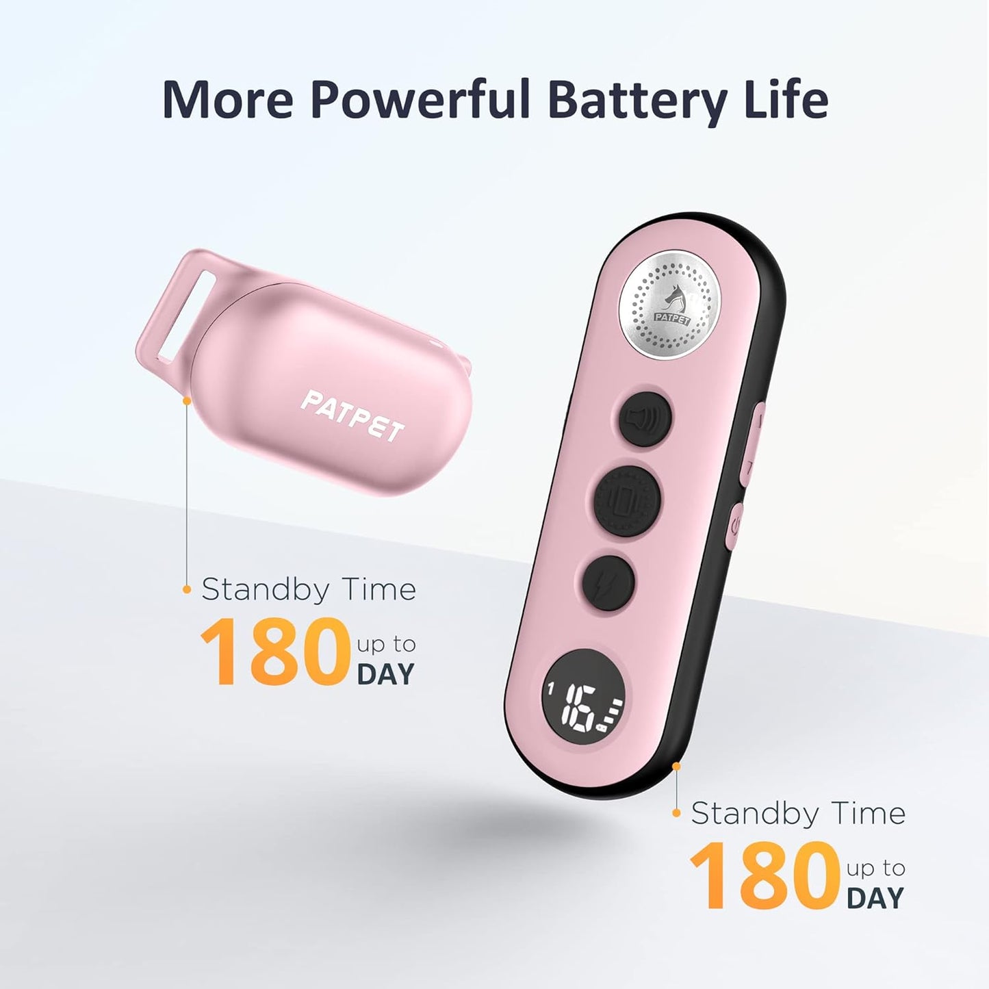 PATPET Dog Training Collar with Remote - Electric Dog Shock Collars for Small Medium Large Dogs, 3 Adjustable Safe Modes Rechargeable Waterproof E Collar for Dogs (8-120 lbs)