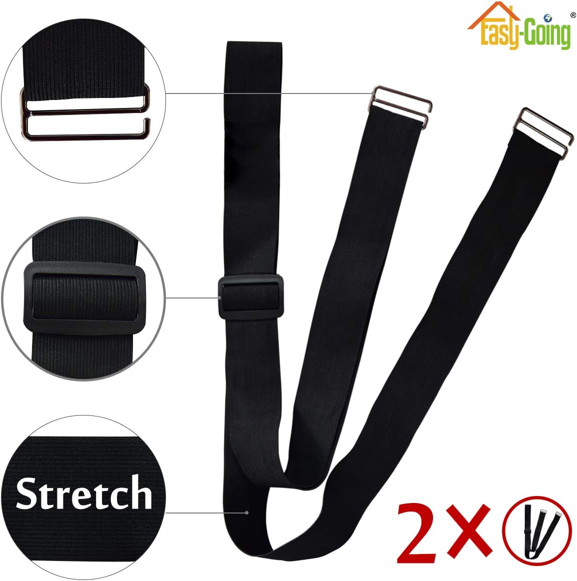 Easy-Going Futon Sofa Slipcover Reversible Sofa Cover Armless Futon Cover Furniture Protector Couch Cover Water Resistant Pets, Kids, Children, Dog, Cat (Futon, Light Gray/Ivory)