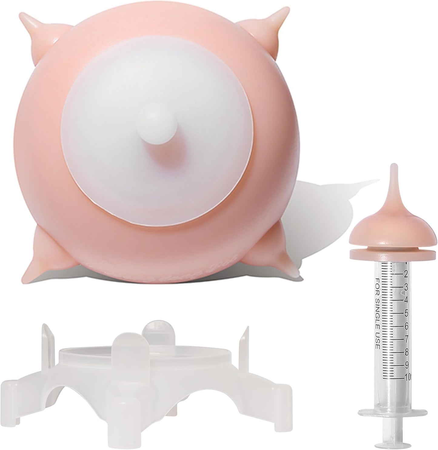 Doggiema Puppy Feeder Puppy Milk Feeder Puppy Nursing Station Puppy feeders for Multiple Puppies Puppy Milk replacer Dongdong pet S Size 150ml (Kitten/Mini Puppy)