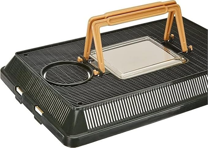 Exo Terra Faunarium, Plastic Reptile Terrarium, Small, PT2255 (Pack of 2)