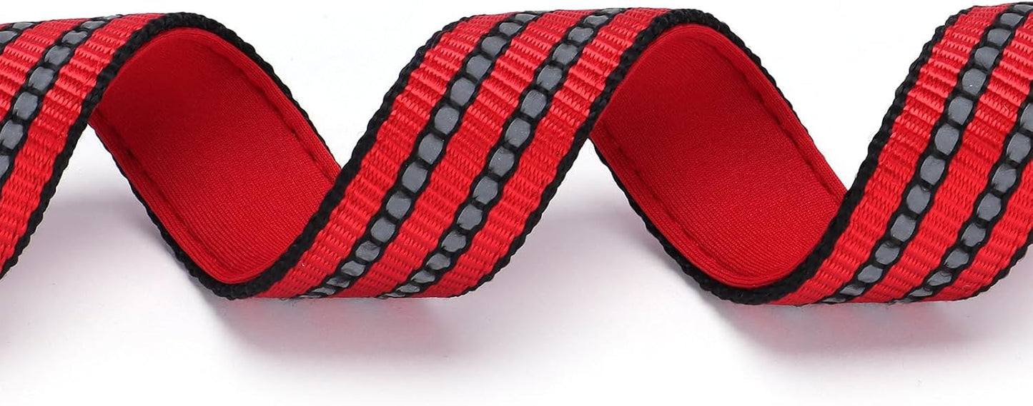 Chain Martingale Collar for Dogs，Stainless Steel, No Pull Slip Cinch Choker Choke Collar Training Escape Proof Heavy Duty Dog Collar for Small Medium Large Pet Boy Male Dogs,Red XL