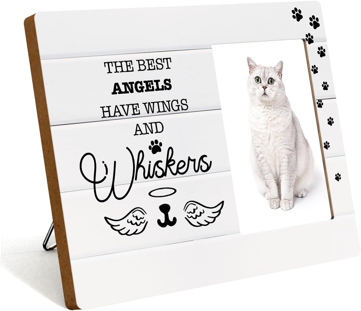 Memorial Gifts for Loss of Cat Sympathy Gift Pet Memorial Picture Frames Fits 4 X 6 Inch Photo Pet Loss Gifts for Pet Owner Photo Frame